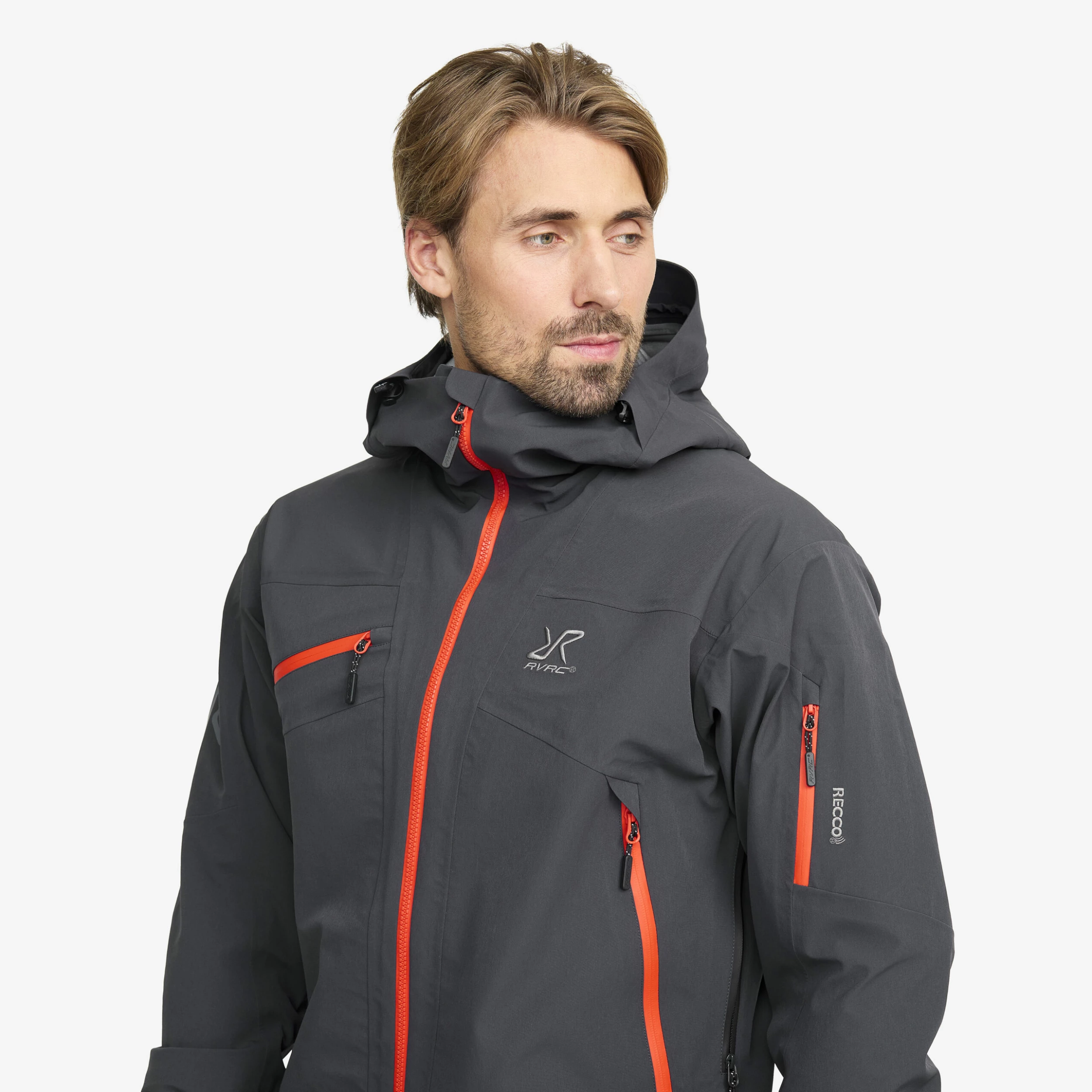 Atlas 3L Ski Jacket Men Anthracite 6 Atlas 3L Ski Jacket Men Anthracite - Image 4